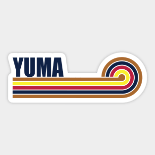 Yuma Arizona horizontal sunset Sticker